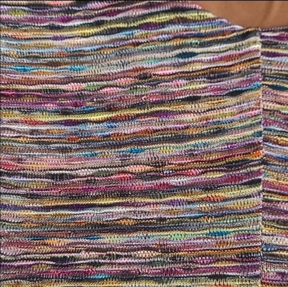 As U Wish Rainbow Space-Dye Scoop Back Bodycon Mini Dress | Women’s Small - Picture 14 of 16